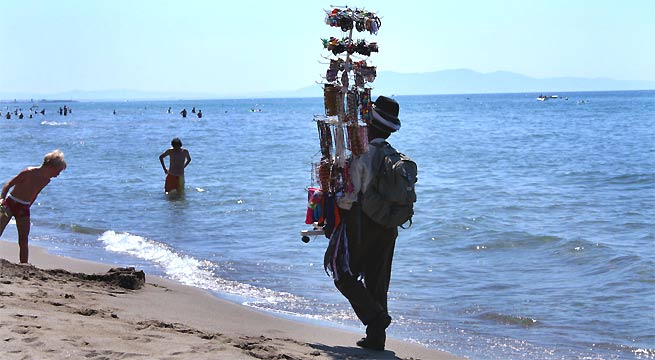 italien, fotos, toscana, mittelmeer, camping,    sommer, sonne, strand