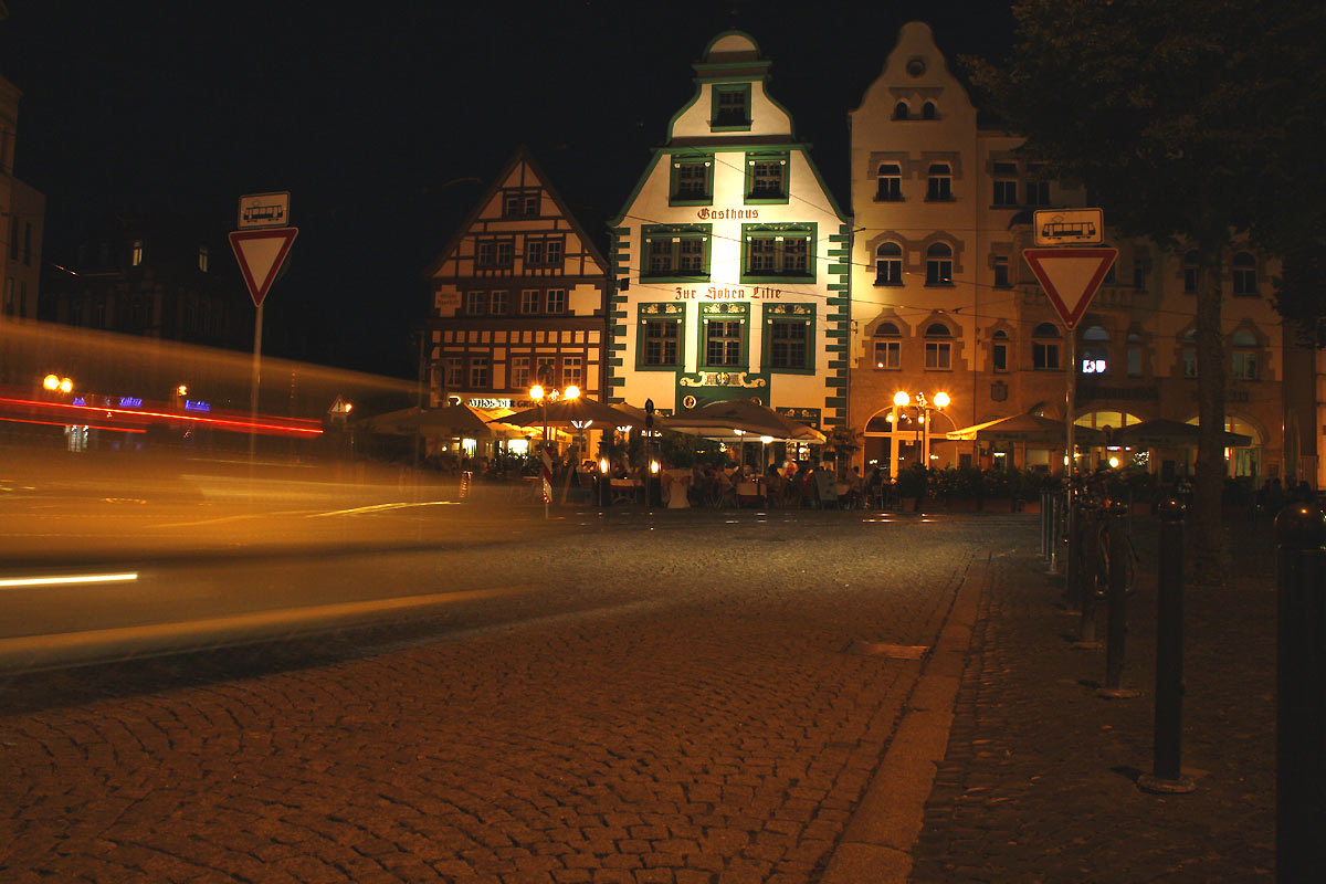 nachtlichter, erfurt, domplatz, nachtleben, nachtfotos
