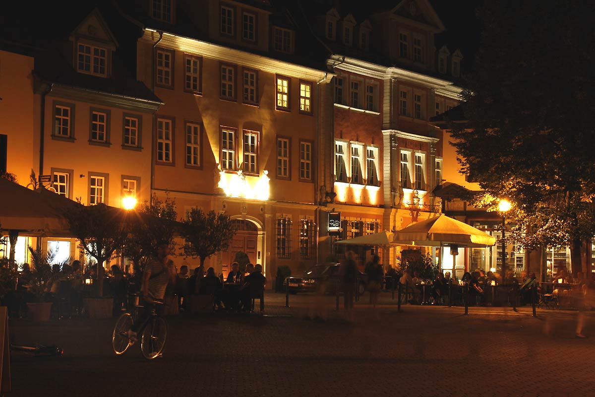 erfurt, nachtaufnahmen, fotos, altstadt, gassen, erfurter, kneipen, abendstimmung